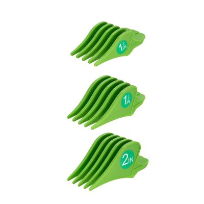 Large Limit Comb 32mm 38mm 51mmCompatible For Wahl Hair Clipper Guards Barber Shop Cutting Guide Combs Electric Clippers Accessory Y0504 Easy-Clean(Green-3PC)