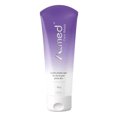 Ac_med Face Wash  Gentle Cleanser for Oily & Acne-Prone Skin  Soap-Free Pimple Care Formula  Daily Facial Cleanser  100 ml
