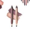 AHFBF Shadow Liner Duo, Perfect Color Duo-Shadow Linerr 2-in-1 Eyeliner & Eyeshadow, Shadows Liner Duoo, Plum Eyeshadow Stick (Smokeshow+ Gaze) view 1
