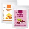 SH Beetroot + Orange Peel Powder Combo, Skin Glow, De-Tan Face Pack & Hair Care, 100% Natural (150gm + 175gm, 2 Pouches) view 1