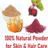 SH Beetroot + Orange Peel Powder Combo, Skin Glow, De-Tan Face Pack & Hair Care, 100% Natural (150gm + 175gm, 2 Pouches) view 2