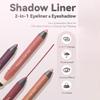 AHFBF Shadow Liner Duo, Perfect Color Duo-Shadow Linerr 2-in-1 Eyeliner & Eyeshadow, Shadows Liner Duoo, Plum Eyeshadow Stick (Seduce+ Envy) view 3