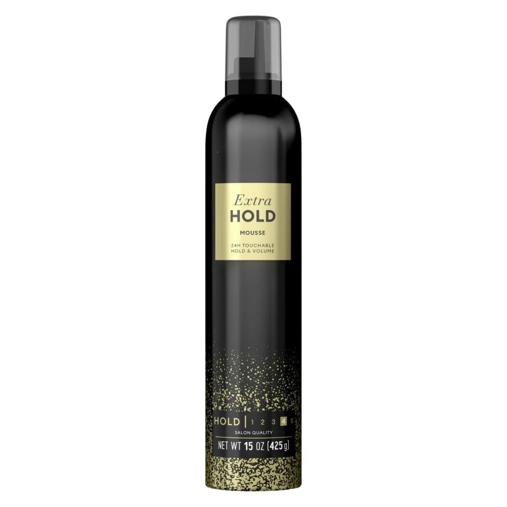 Volumizing Hair Mousse, Extra Hold 24H Touchable Hold and Volume, Pro Lock Tech, 15 oz