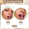 8 PCS Compact Mirror Bulk, Gold Compact Mirror with 1x 2x Magnification, Metal Round Shell, Folding Compacts Mirrors Bulk Portable Mini Pocket Mirrors for Women Party Favors Gifts Travel Daily Use view 2