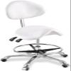 BSNANCA Adjustable Rolling Stool with Back Support - Ergonomic Hydraulic Swivel Chair for Dental Spa, Salon, Massage, and Tattoo Procedures (White) view 1