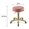 BSNANCA Adjustable Rolling Stool - Heavy-Duty Hydraulic Metal Chair with Ergonomic Design for Comfort, Ideal Barber, Salon, Clinic, Office Use (G) view 3