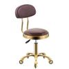 BSNANCA Adjustable Rolling Stool with Back Rest - Comfortable Swivel on Wheels for Salon, Massage, Clinic, Bar, Office Use, Heavy Duty Hydraulic Metal (B) view 1