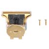 T-Shaped Hair Clipper Blade With Stand T9 Blade Trimmer Replacement Head Replacement Clipper Head Gold view 1