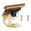 T-Shaped Hair Clipper Blade With Stand T9 Blade Trimmer Replacement Head Replacement Clipper Head Gold view 2