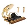 T-Shaped Hair Clipper Blade With Stand T9 Blade Trimmer Replacement Head Replacement Clipper Head Gold view 3