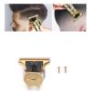 T-Shaped Hair Clipper Blade With Stand T9 Blade Trimmer Replacement Head Replacement Clipper Head Gold view 4