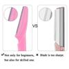 30 Pack Facial Razors for Women with Storage Container  Eyebrow Shaper and Face Hair Trimmer for Lip, Chin & Peach Fuzz  Portable Non-Electric Dermaplaning Tools for Smooth Skin Care Routine view 3