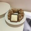 Hair Ornaments Retro Atmosphere Frosted Rubber Paint Square Buckle Wrinkled view 1