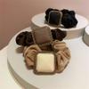 Hair Ornaments Retro Atmosphere Frosted Rubber Paint Square Buckle Wrinkled view 4