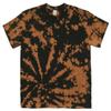 Bleach Offset Spiral Tie Dye Short Sleeve T-Shirt (US, Alpha, XX-Large, Regular, Regular) view 1