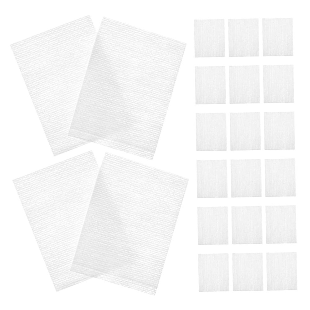 COOLHIYA 240Pcs Stretchable Rectangular Face Cotton Pads Makeup Remover Wipes Skin-Friendly Soft Cotton Wipes for Deep Cleansing and Oil Removal Suitable for Women