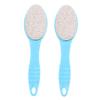 COOLHIYA 2pcs Double-Sided Foot Scraper for Dead Skin Removal with Ergonomic Handle Multi-use Foot Care Tool Combining Pumice Stone Brush and Exfoliating File Home Pedicure Kit view 1