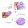 Beatifufu 5Pcs Purple Dual-sided Velvet Powder Puff Soft Fluffy Loose Powder Applicator for Makeup Cosmetics Skin-friendly Makeup Tools for Women and Beauty Salon Use view 4