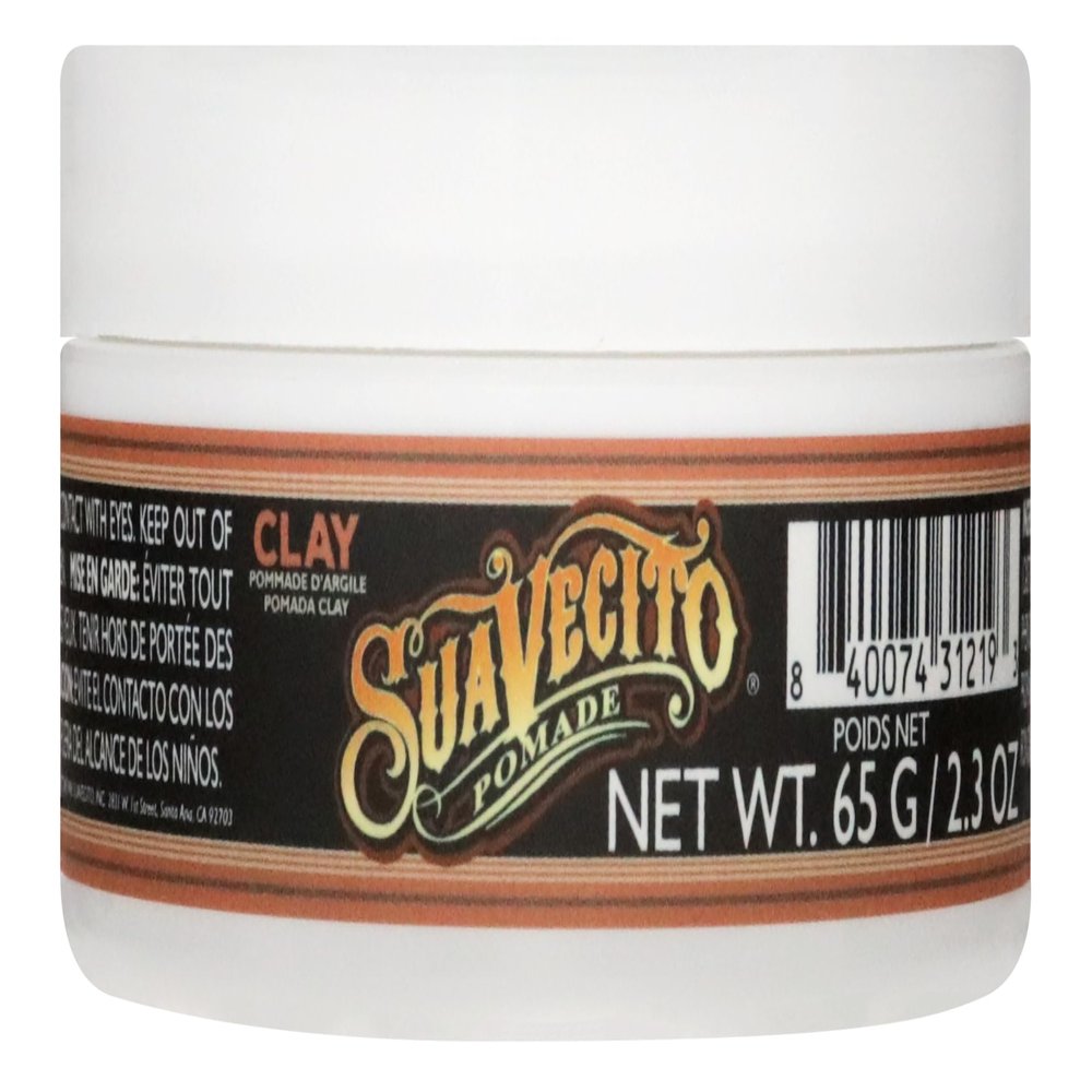 Suavecito Pomade Firme Clay - Strong Hold Hair Clay For Men - Low Shine Matte For Natural Texture Hairstyles (2.3 Ounce) (Pack of 1)