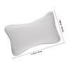 CONGARTENO Non-Slip Bathtub Pillow with Strong Suction Cups Mesh Head and Neck Support Cushion Comfortable Back Rest for Standard Oval and Soaking Tubs Grey Bath Cushion for Spa and Home Use view 2