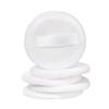 Beatifufu 5pcs White Cotton Powder Puff for Loose Foundation Makeup Gentle Skin-friendly Application Smooth Even Coverage for Salon Home and Travel Use view 1