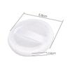 Beatifufu 5pcs White Cotton Powder Puff for Loose Foundation Makeup Gentle Skin-friendly Application Smooth Even Coverage for Salon Home and Travel Use view 2