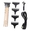 Mikinona Golden USB Rechargeable Hair Trimmer Electric Haircut Supplies Quiet Hair Clipper for Home Barbershop view 1