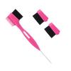 Gogogmee Portable Eyebrow Comb Brush with Replaceable Heads for Women Dual-function Edge Brush and Brow Spoolie for Precise Shaping Trimming Stray Hairs Compact Makeup Tool in Stylish Rose view 1