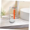 Mikinona Alloy Shaving Brush Holder Stand for Men Grooming Non-slip Razor and Brush Organizer Quick Drying Space-saving Design for Efficient Bathroom Countertop Storage view 4