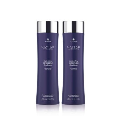 Alterna Haircare CAVIAR Anti-Aging Replenishing Moisture Conditioner, 8.5 Fl Oz | Protects, Restores and Hydrates | Sulfate Free (2 Pack)