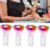 4pcs Nail Art Dust Remover Brush Set, Multifunctional Nail Dust Cleaner Brush with Rhinestone, Soft Nail Art Powder Remover Brush for Manicure, Makeup, Blush and Loose Powder Appli view 2