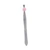 Beatifufu 2Pcs Stainless Steel Bevel Eyebrow Clip Tweezers with Flat and Diagonal Mouths Precision Makeup Tool for Facial Hair Removal Portable and Eyebrow Clamp for Women Random Color view 1