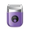 Cordless Electric Razors for Women, Travel Electric Shaver with LED Display, Rechargeable Body Trimmer Shaver for Private Area, Face Underarms Bikini,Lips,arms, Legs (Purple) view 4