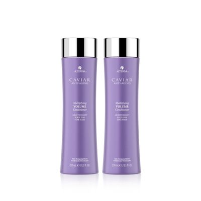 Alterna Haircare CAVIAR Anti-Aging Multiplying Volume Conditioner 8.5Fl Oz | For Fine, Limp or Thin Hair | Create Instant Volume and Thickness | Sulfate Free (2 Pack)