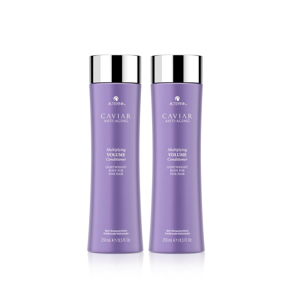 Alterna Haircare CAVIAR Anti-Aging Multiplying Volume Conditioner 8.5Fl Oz | For Fine, Limp or Thin Hair | Create Instant Volume and Thickness | Sulfate Free (2 Pack)