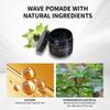 Sashita 360 Wave Pomade, Water-Based Formula, Black, Medium Hold Hair Styling Product with Natural Ingredients, High Shine, 5.29 Oz view 3