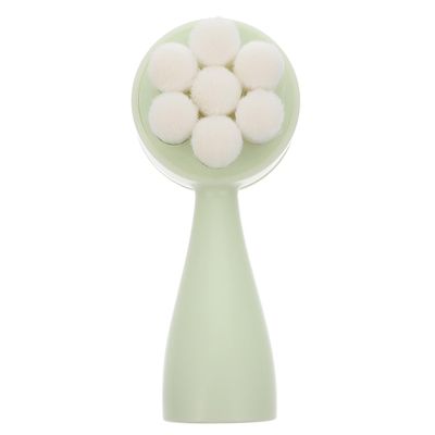 Beatifufu Portable Facial Brush with Ergonomic Grip Gentle Exfoliator and Cleansing Accessory for Face Washing Small Lightweight Silicone Brush for Comfortable Pore Cleaning and Massage