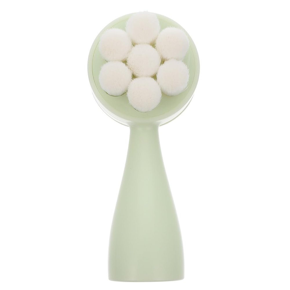 Beatifufu Portable Facial Brush with Ergonomic Grip Gentle Exfoliator and Cleansing Accessory for Face Washing Small Lightweight Silicone Brush for Comfortable Pore Cleaning and Massage