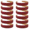 12 Pack Satin Printed Stylish Headbands for Women view 1