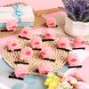 12Pcs Capybara Hair Clip, Cute Pink Sprouts Rave Clips Bulk, Rave Festival Accessories for Party Supplies view 2