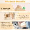 2026 New Ear Piercing Cleaner, Ear Hole Cleaner, 2 in 1 Portable Ear Piercing Cleaning Kit with 240pcs Disposable Ear Piercing Cleaning Floss & 15ml Cleaning Solution, Mint view 3