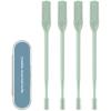 Asddage 4Pcs 2-in-1 Nasal Hair Cutter, Double Sided Nose Hair Trimmer, 360 Nostril Hair Remover Tool, Manual Nose Knife with Soft Cleaning Brush for Men Women(Green) view 1