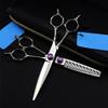 Hair Cutting Scissors, Professional Japan 6 inch Two- Tailed Set Salon Cutting Barber Haircut thinning Shears Hairdressing Scissors by view 2