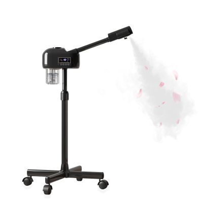 Hovinke Facial Steamer for Estheticians, Timer Function & Hot Mist, Vaporizador Facial Steamer Professional On Wheels for Home Use & Spa Salon Skin Cleasning