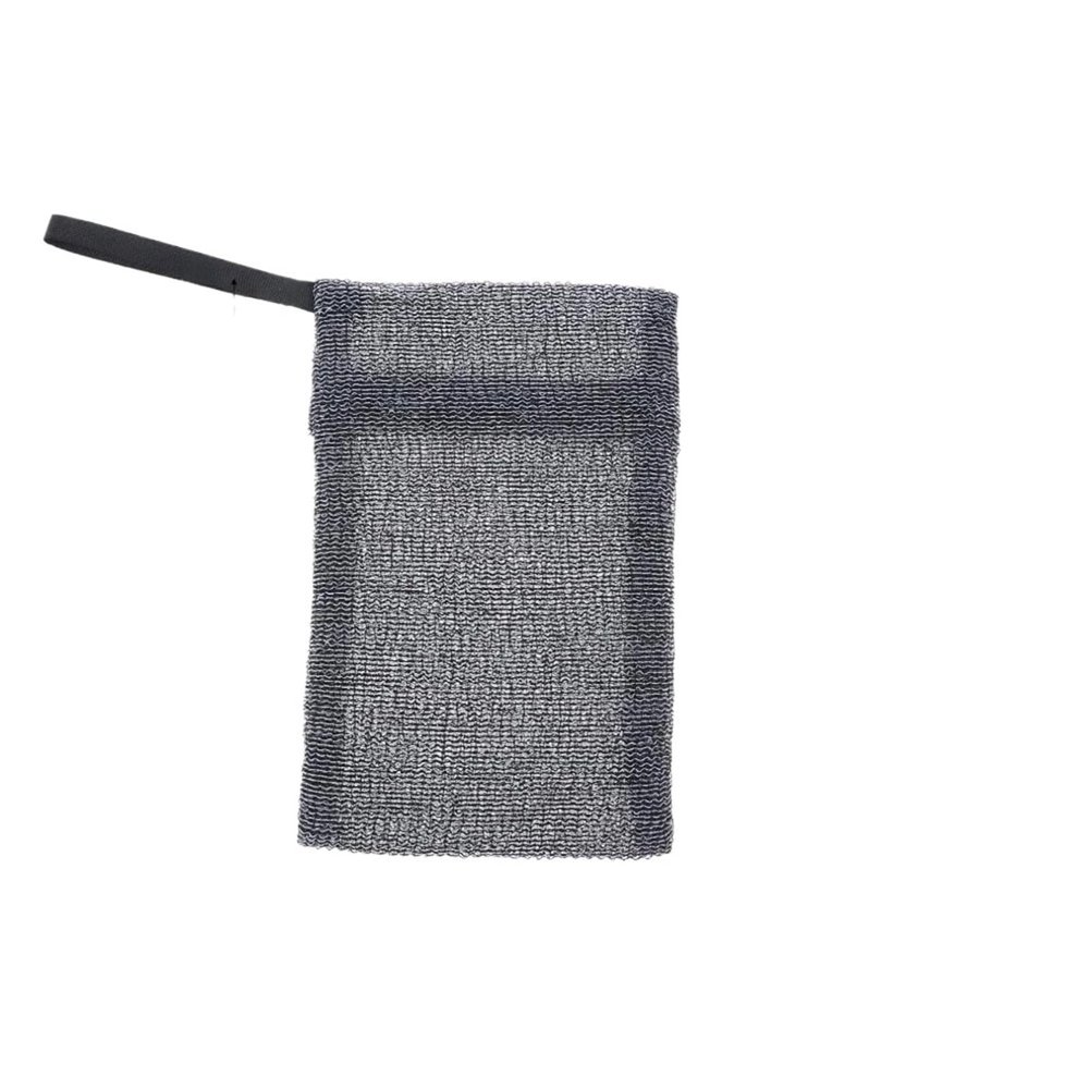 10PCS Bar Soap Pouch Exfoliating Soap Pouch,Get Soft Smooth Skin with Bubble Net,Body Shower Scrubber for Women and Men,Grey