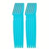 10 Pack Facial Razors for Women Face Shaving and Eyebrow Shaping  Stainless Steel Tools for Peach Fuzz, Lip and Chin Hair Removal, Smooth Skin Trimmer (10pcs pink) view 3