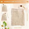 30pcs Bar Soap Pouch Soap Bags for Shower Natural Ramie Soaps Saver Pouch Homemade Soaps Mesh Bag with Drawstring view 3