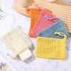 12 Pcs Bar Soap Pouch Cotton Linen Soap Bags in 6 Colors Mesh Drawstring Bath Tools Exfoliating Pouches Reusable Clean view 4