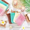 12pcs Bar Soap Pouch Thickened 6 Layer Foaming Soap Bag Facial Cleanser Mesh Bag Shower Bubble Foam Net Baby Bath Body Washing Cleaning Sponges(07) view 3