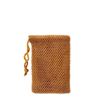 10pcs Bar Soap Pouch Thicken Nylon Soap Saver Bag Pouch Bar Plentiful Bubble Foam Soaps Bags Exfoliating Soaps Mesh Bags for Shower(Brown 10x14cm)
